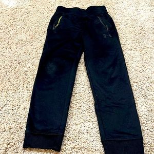 Under Armoir black joggers size 5